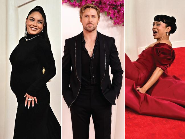 High School Musical actress Vanessa Hudgens chose the Oscars red carpet to confirm she is expecting her first child with professional baseball player Cole Tucker.Wearing a floor-length, figure-hugging black gown, the 35-year-old actress cradled her baby bump as she beamed for the snapper squad.