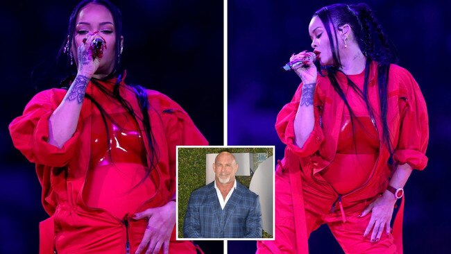 Former WWE star Bill Goldberg wasn’t a fan of Rihanna’s Super Bowl halftime show. Pictures: Getty