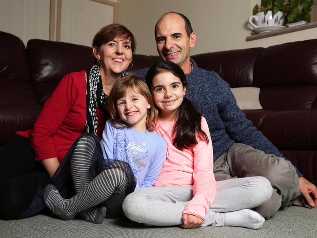 Michaela Pace and Steven Pace have adopted 6-year-old Jasmine after struggling to have kids. Picture: Carly Earl