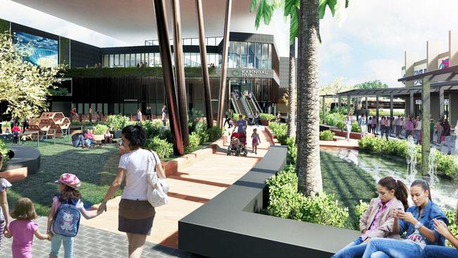 An artist’s impression of the Karingal Hub Shopping Centre redevelopment.