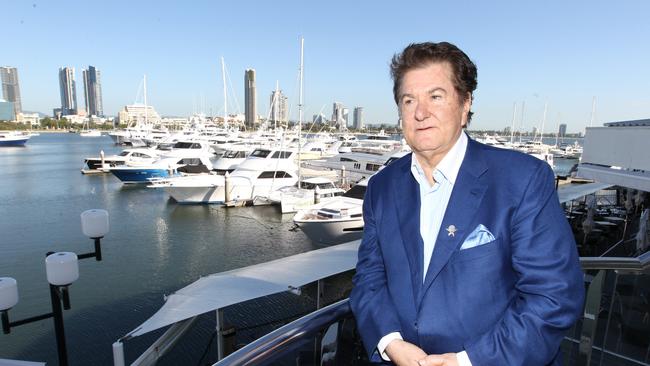 South Australian developer Con Makris has chortled over suggestions he’s received an $80 million offer for Marina Mirage. Picture: Mike Batterham