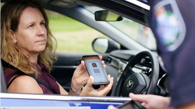 The new app allows drivers to present their licence digitally. Picture: Supplied