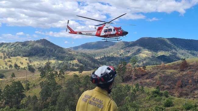 It's been a challenging few days for firefighters across NSW. Picture: NSW RFS