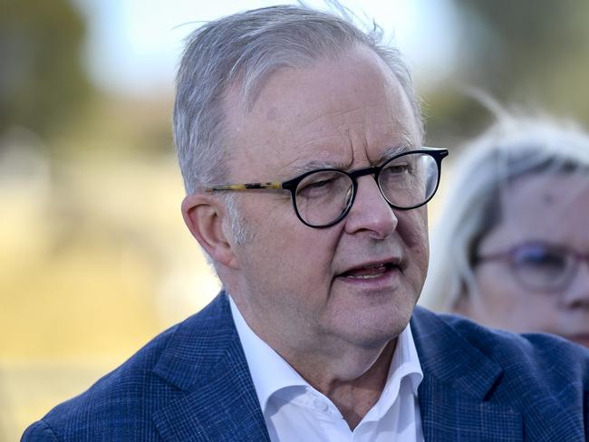 ADELAIDE, AUSTRALIA - NewsWire Photos JUNE 02, 2025:  Prime Minister, Anthony Albanese, is in Fischer, South Australia Picture: NewsWire / Roy VanDerVegt