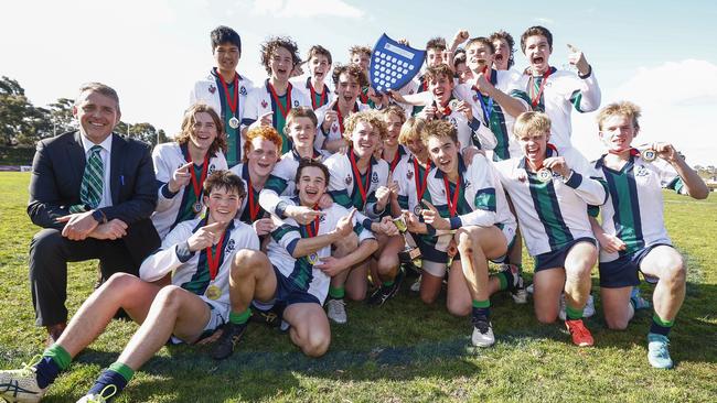 St Patrick's College will look to defend its 2022 Herald Sun Shield title. Picture: by Daniel Pockett/AFL Photos/via Getty Images)