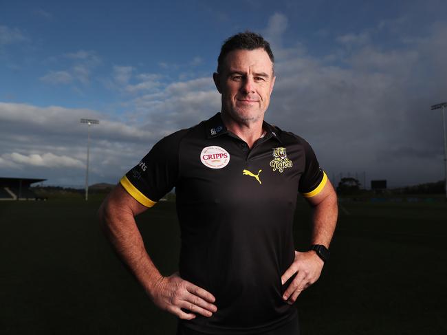 Michael McGregor operations manager with Tigers Football Club based at the Twin Ovals Kingston fears for the code’s future. Picture: Nikki Davis-Jones