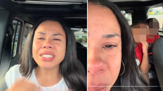 The mum was devastated over her treatment in the restaurant. Photo: TikTok