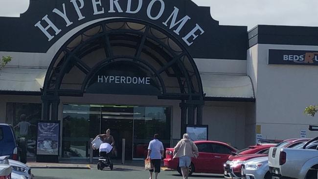 More than 70 per cent of shoppers at the Hyperdome this morning said they might not vote because of the coronavirus. PHOTOS: JUDITH KERR