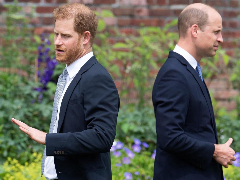 Prince Harry is feuding with his brother Prince William who is the new Prince of Wales. Picture: Dominic Lipinski/AFP