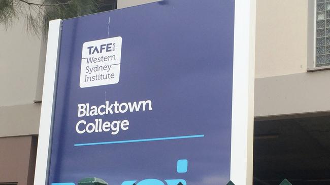 The plan will help get students into job-ready TAFE courses, like at this campus in Blacktown.