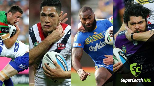 Sam Burgess, Roger Tuivasa-Sheck, Semi Radradra and Tohu Harris.