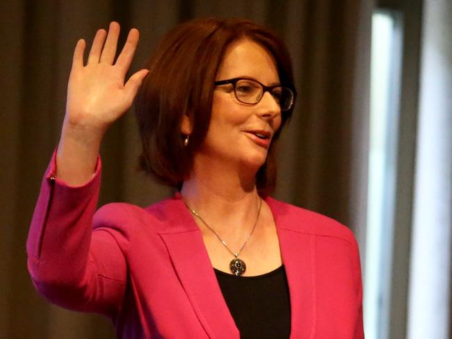 Ex-PM Julia Gillard at her most recent public appearance last month. Picture: David Geraghty