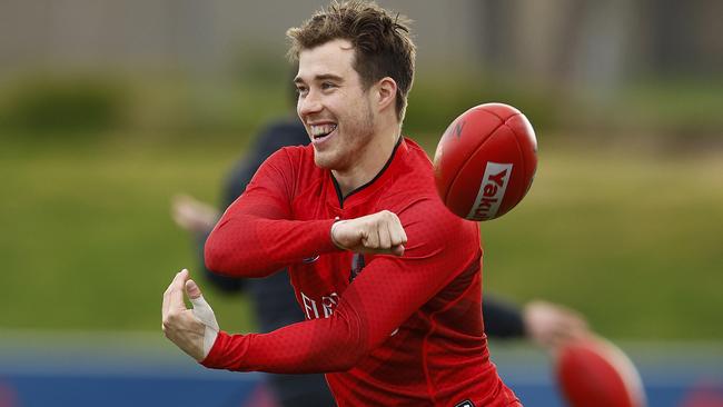 Zach Merrett went on an incredible five-game run. Picture: Daniel Pockett/Getty Images