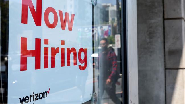 The jobs market remains strong. Picture: Mario Tama/Getty Images/AFP