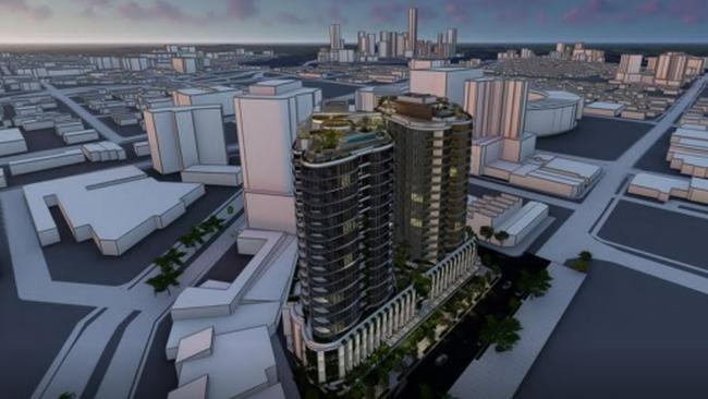 Artist impression of 'Nuage' a development from Sarazin at Woolloongabba.