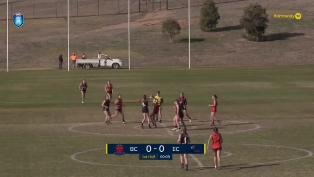 Replay: Barker College v Erindale College (Girls) - AFL NSW/ACT Tier 1 Senior Schools Cup Boys Regional & Girls State Finals