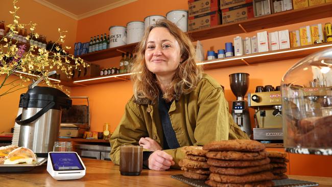 NETWORK ONLY : Small business owners paying additional Card Fees >Melissa Murphy owner of Suntop Plaza in Brunswick East.Picture Andrew Tauber