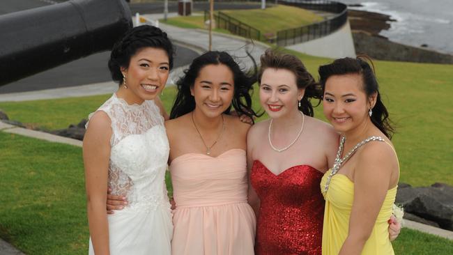 St Patrick’s College, Campbelltown year 12 students celebrating their formal in Wollongong in 2012.