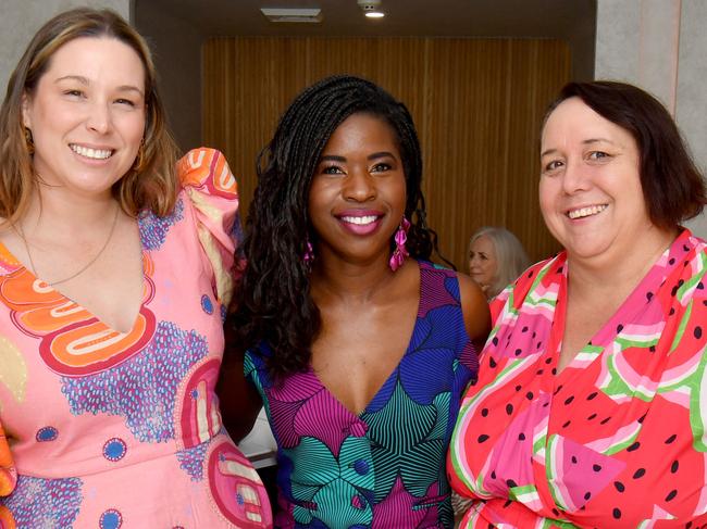 Tara-Lee MacArthur, Ibi Holder and Natasha Hampton. Picture: Evan Morgan