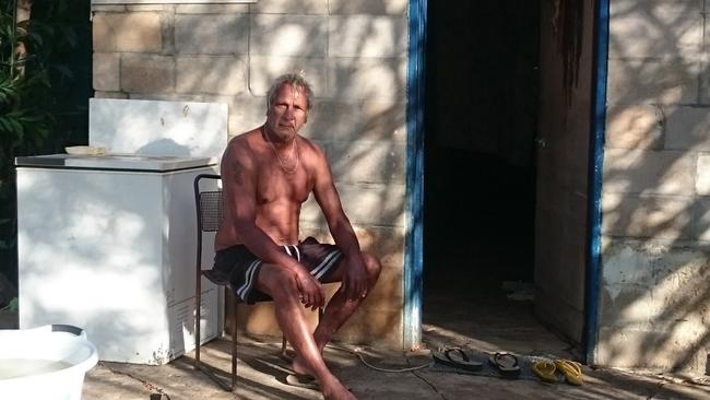 Michael Foster, 60, outside of his home on the block at Tipperary Station, Northern Territory.