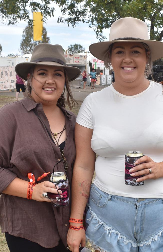 Chantelle and Aleisha at CMC Rocks 2024. Picture: Aaron Goodwin