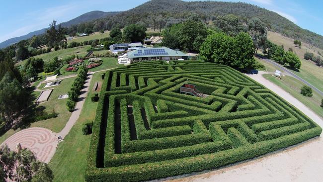 Brookfield Maze at Myrrhee in Victoria.