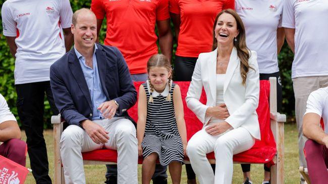 We know where Prince Charlotte gets her cheeky personality from now! Image: Getty