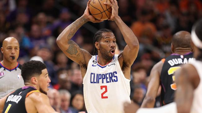 Kawhi Leonard of the LA Clippers. Photo by Christian Petersen / GETTY IMAGES NORTH AMERICA.