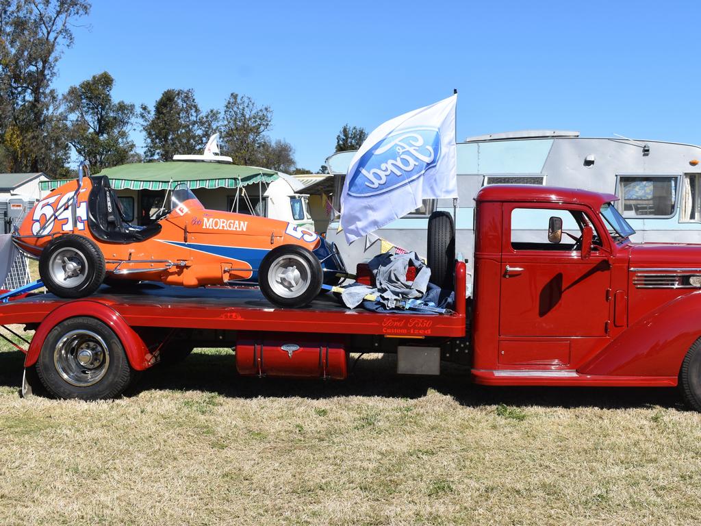 Caravans and Cars restored to perfect condition at Leyburn (Photo: Michael Hudson / Warwick Daily News)