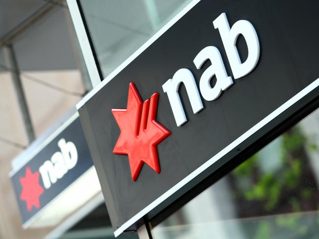 14/11/2018: Generic picture of National Australia Bank (nab) branch and logo. Hollie Adams/The Australian