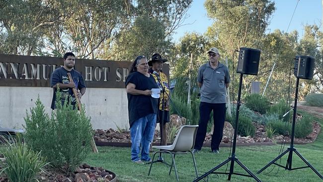 Cunnamulla Hot Springs tourist season launch event, April 19, 2024.