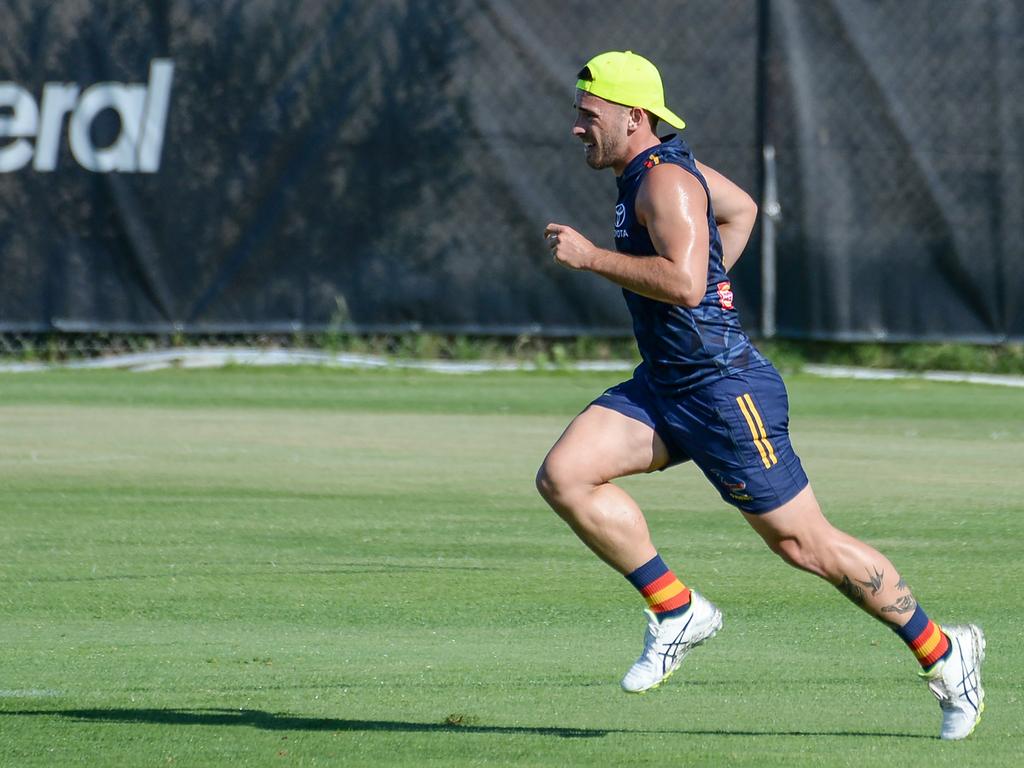 Lachlan Murphy was a welcome sight on the track. Picture: Brenton Edwards