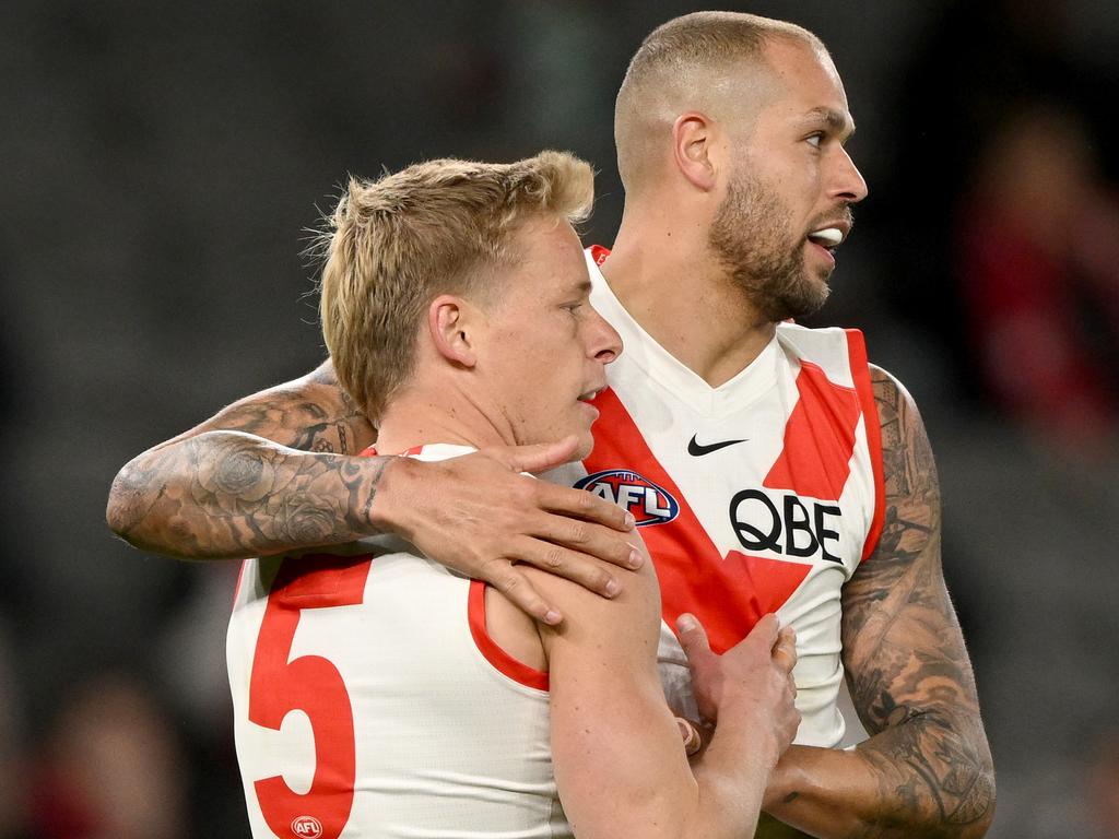 Heeney has emerged as the ultimate weapon for the Swans. (Photo by Morgan Hancock/AFL Photos/via Getty Images)