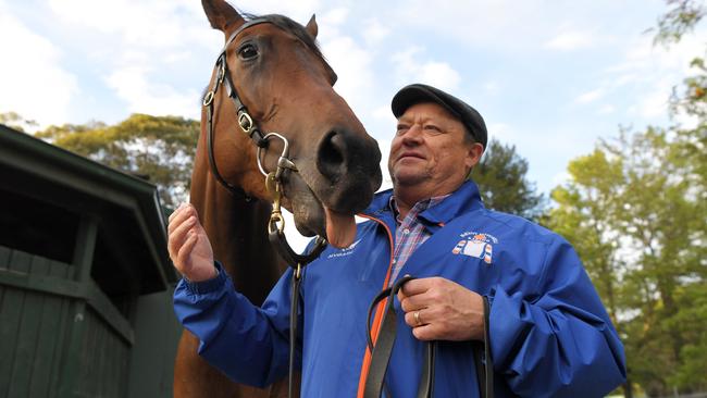 Trainer Tony McEvoy has Sunlight ready to peak in The Everest. Picture: AAP