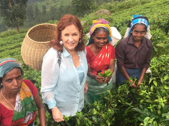 Sri Lanka is known for its tea plantations.