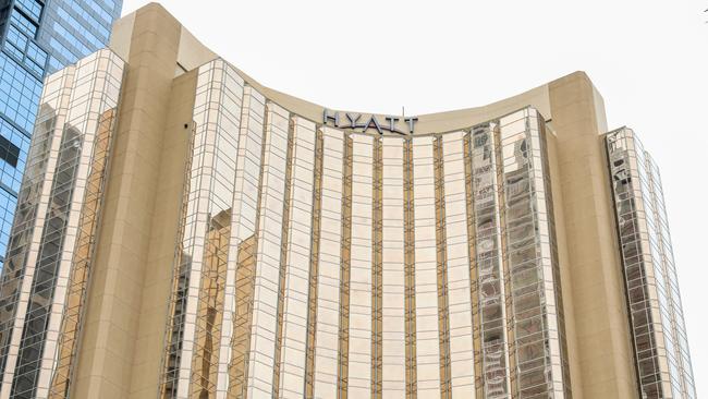 A redevelopment of the Grand Hyatt deal would create a landmark property at the Paris end of Collins St. Picture: Getty Images