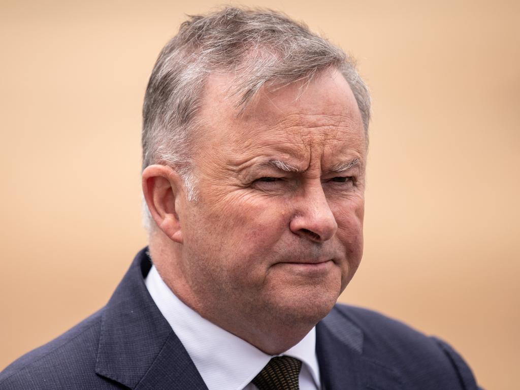 Labor leader Anthony Albanese will go head to head with Mr Morrison at the next election. Picture: NCA NewsWire/James Gourley