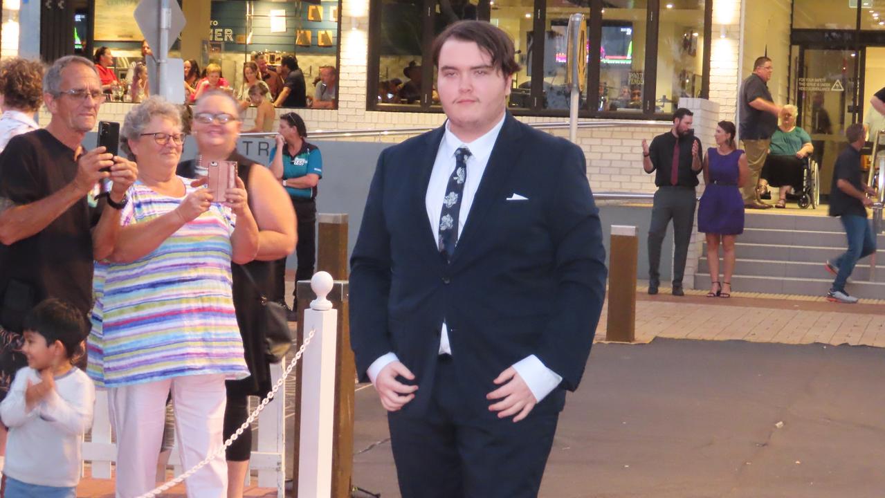 Urangan State High School students celebrating their formal.