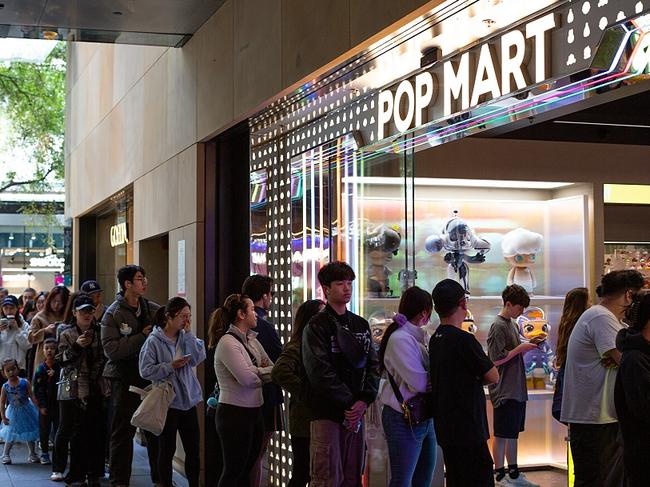 People wait in line from as early as 3am at Pop Mart outlets across the country. Picture: Supplied
