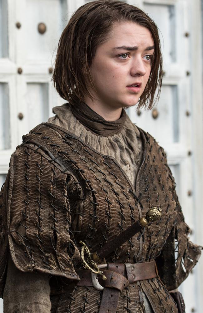 Arya Stark used her fighting skills to bring those who have wronged her family to justice. Picture: HBO
