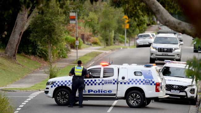 Patrick Ave was closed off as police investigated the scene on Sunday. Picture: Andrew Henshaw