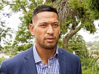 Australian rugby star Israel Folau. Picture: Nev Madsen