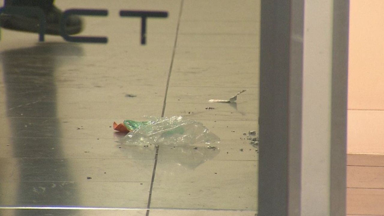 A stabbing incident at a hotel in Adelaide has left three men hospitalised, one of whom is fighting for life. Picture: 9News