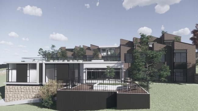 An artist’s impression of the Regis Aged Care facility at Belrose. Picture: Supplied