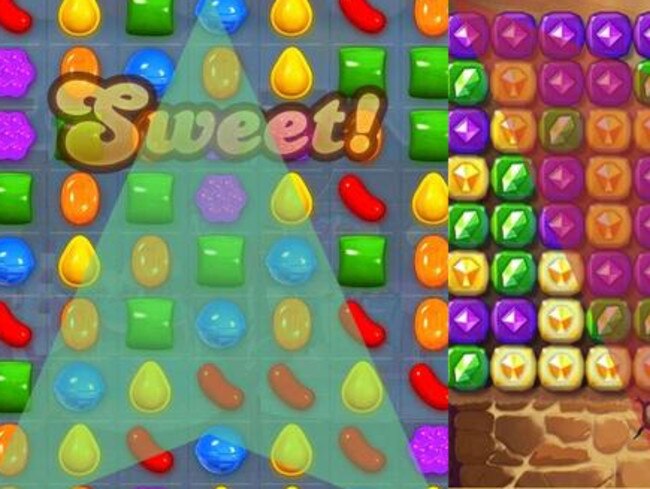 Busted: A British MP has been caught playing Candy Crush in parliament.