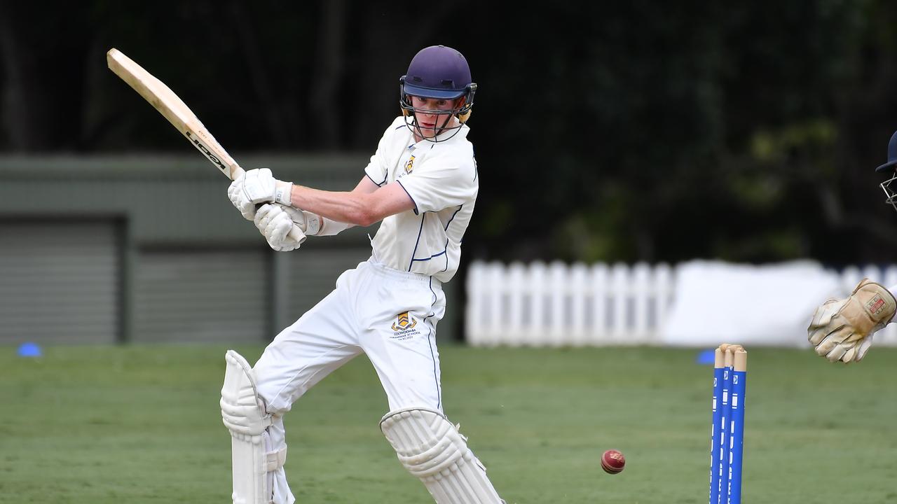 Toowoomba Grammar School batsman Callum Galvin. Picture, John Gass.