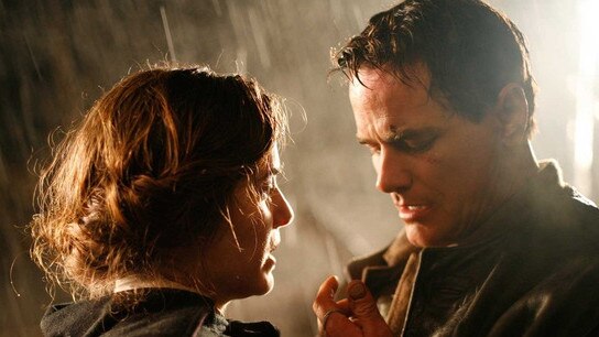 Paul Gross and Caroline Dhavernas in Passchendaele.