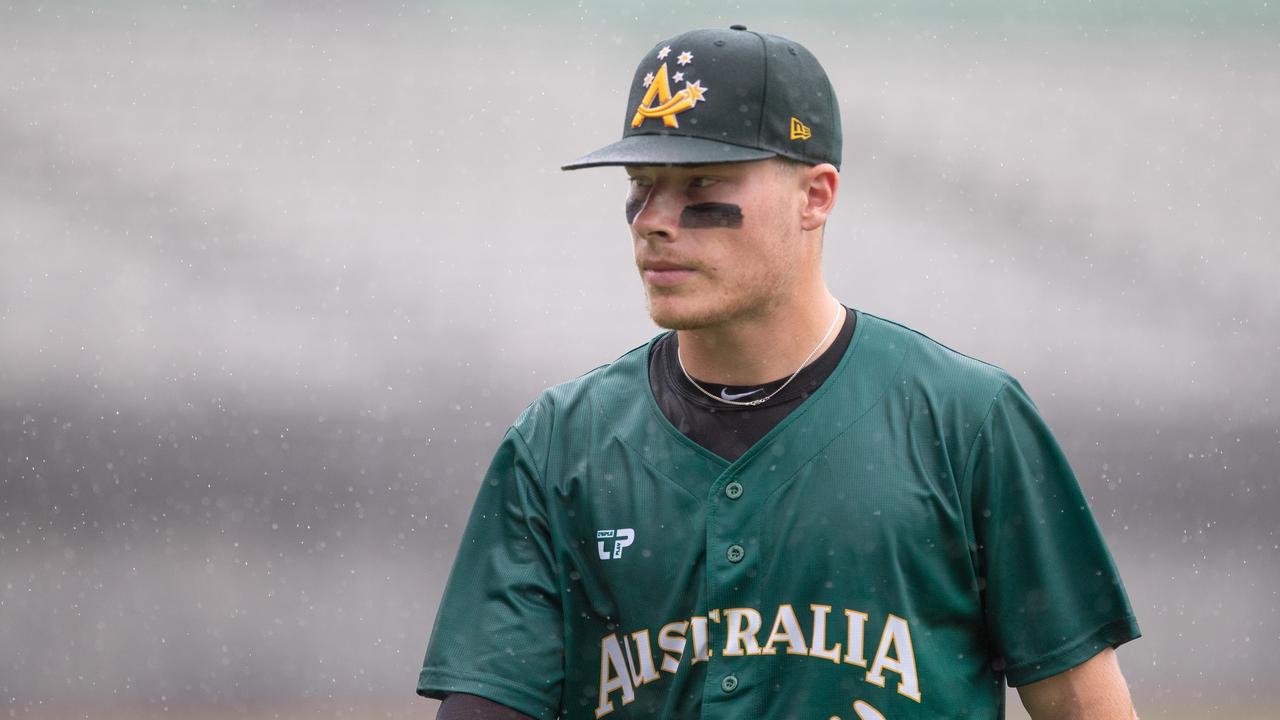 Travis Bazzana is an up and coming star of Australian baseball. Picture: Andrew Green/baseball.com.au
