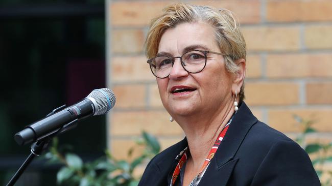 Barwon Health chief executive Frances Diver has welcomed the opening of a new urgenc care centre. Picture: Alan Barber