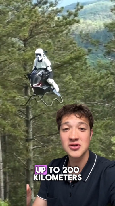 Star Wars bike brought to life